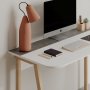 Luton skrivbord 120x60 cm - Vit/gr