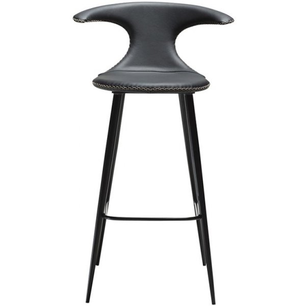 Flair barstol 100,5 cm - Svart läder Flair barstol 100,5 cm - Svart läder