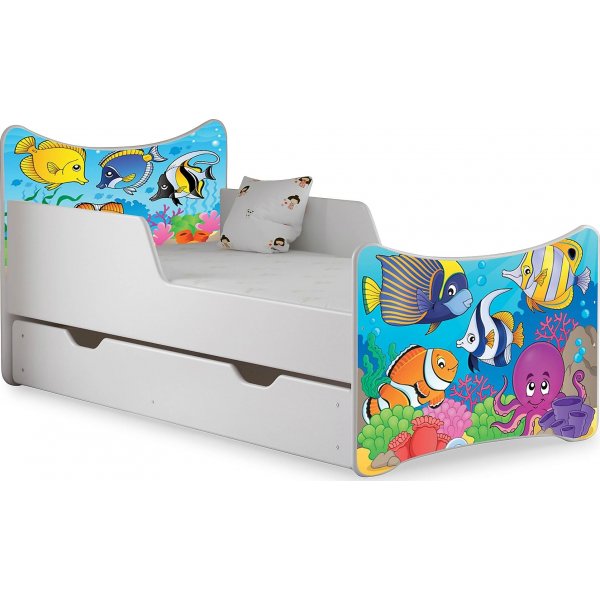 Barnsäng Teddy - Valfri storlek & dekal Barnsäng Teddy - Valfri storlek & dekal