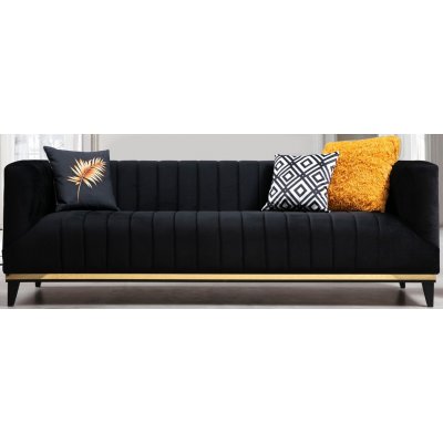Bellini 3-sits soffa - Svart