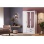 Henna kledingkast 105 x 50 x 210 cm - Wit