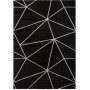 Maskinv�vd matta Diamond Lines Silver - 200x290 cm