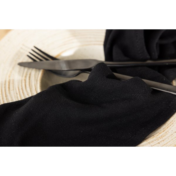 Serviette Wabi sabi - Noir