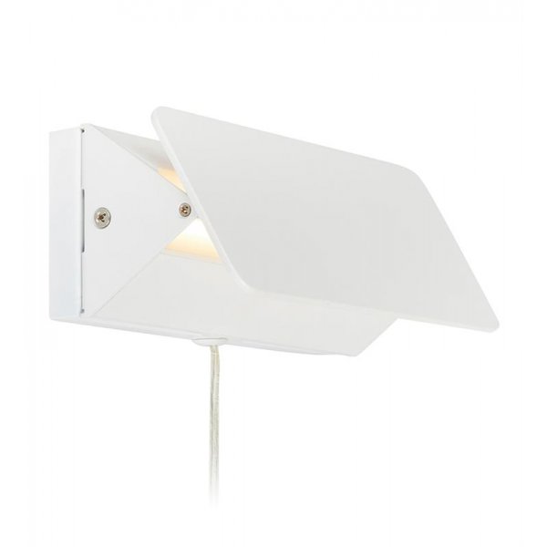 Card vgglampa - Vit