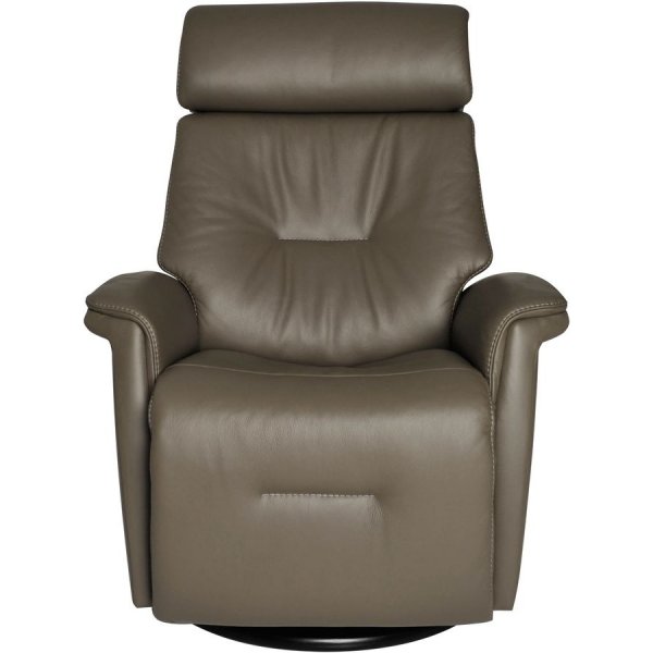 Fauteuil inclinable électrique Rome - Cuir marron Fauteuil inclinable électrique Rome - Cuir marron