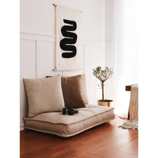 Pouf naturel - Crème Pouf naturel - Crème