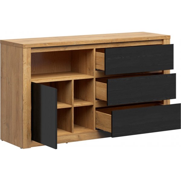 Walton byr 145,5 cm - Ek/svart