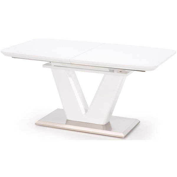 Annelise eettafel 160-220 cm - Wit hoogglans Annelise eettafel 160-220 cm - Wit hoogglans