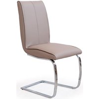 Stol Lucas - Cappuccino/krom Stol Lucas - Cappuccino/krom