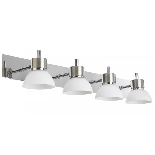 Rio Vgglampa 4 - Krom/Stl/Vit