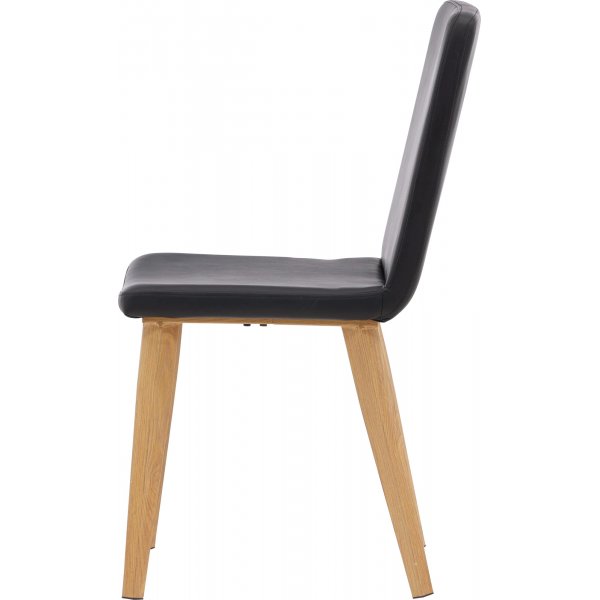 Chaise de salle à manger Today - PU noir Chaise de salle à manger Today - PU noir