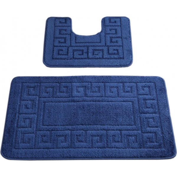 Ethnic badrumsmatta 50 x 80 cm / 40 x 50 cm - Mrkbl