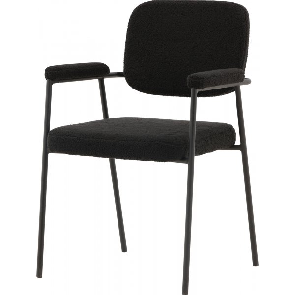 Chaise de salle à manger hier - Boucle noire Chaise de salle à manger hier - Boucle noire