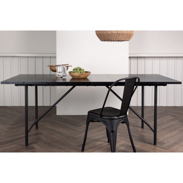 Table  manger Astrid 200 x 75 cm - Noir