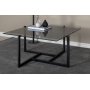 Bivo soffbord 80 x 80 cm - Glas