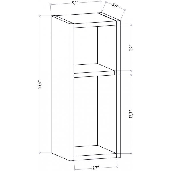 Sault nachtkastje - Eiken