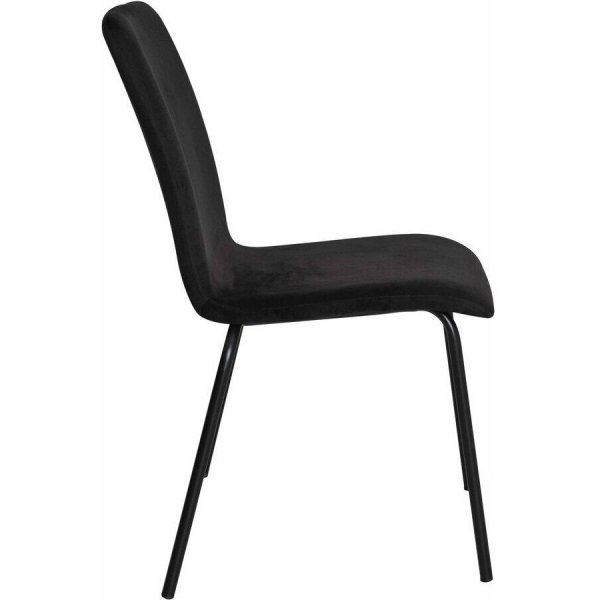 Chaise Isak - Velours noir