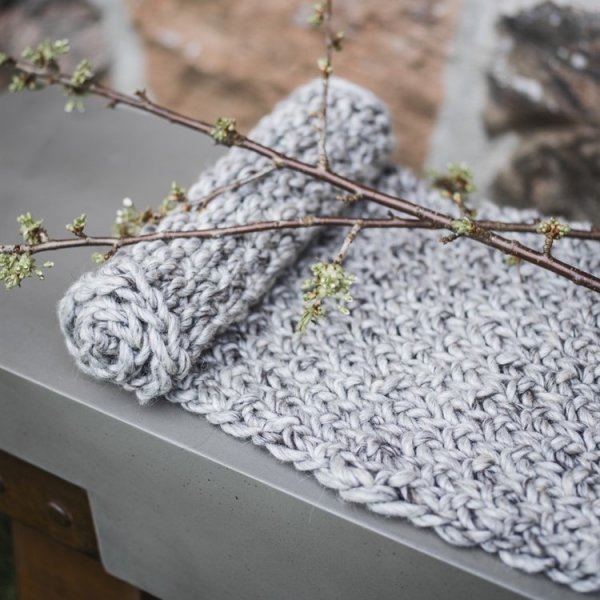 Coussin d\\\'assise Truls 35 x 120 cm - Gris clair Melange Coussin d\\\'assise Truls 35 x 120 cm - Gris clair Melange