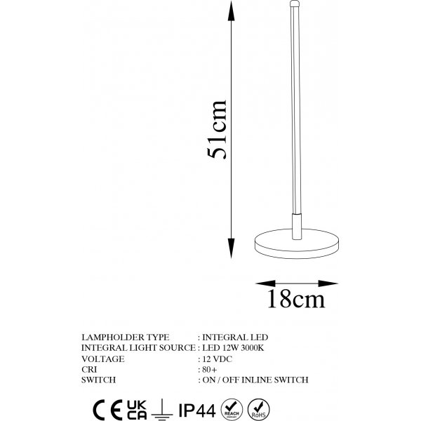Only bordslampa - Svart Only bordslampa - Svart