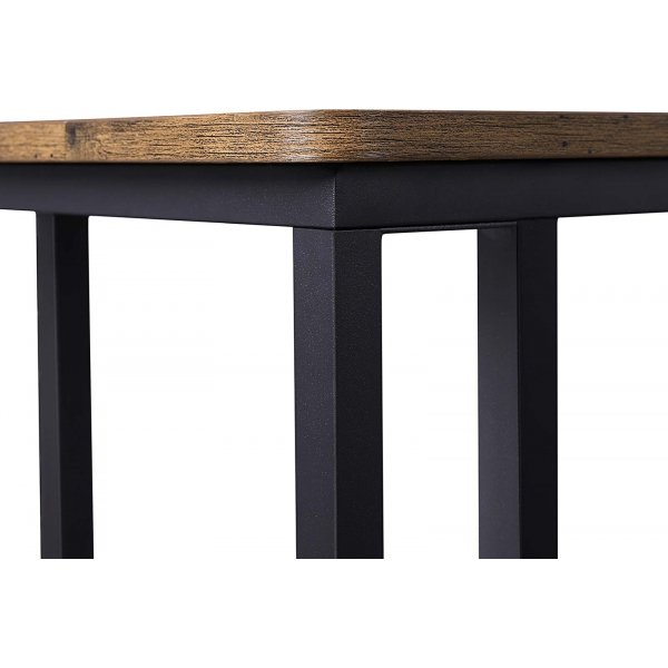 Table d'appoint Svante 50 x 35 cm - Marron/noir Table d'appoint Svante 50 x 35 cm - Marron/noir