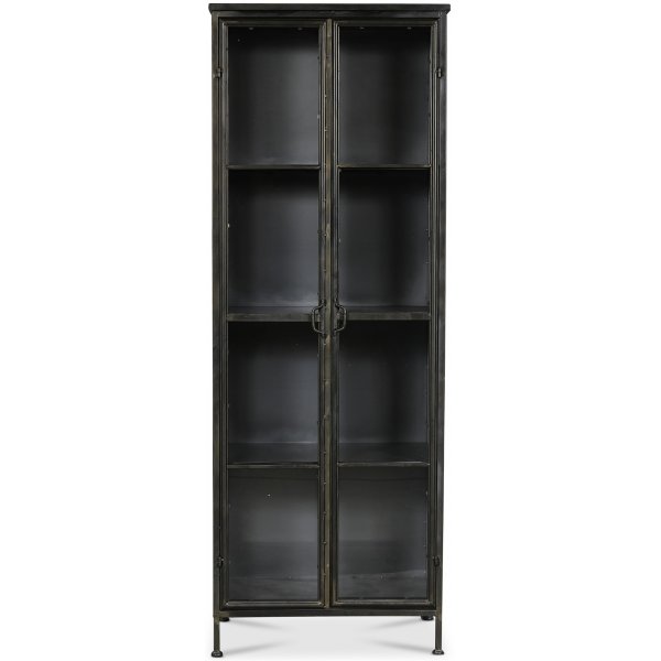 Industry vitrinsk�p i metall - Metall / Glas