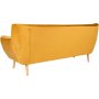 Monte 3-sits soffa - Gul/bok