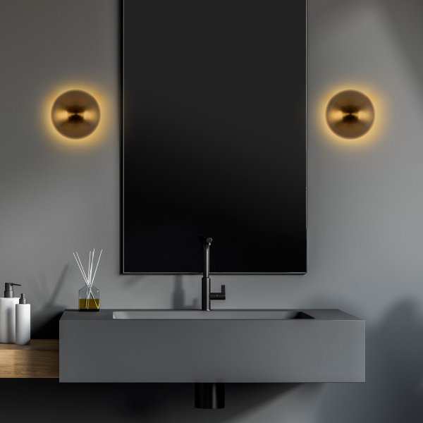 Schimmel wandlamp 13362 - Goud