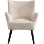 Fauteuil Marie - Cr�me boucl�e