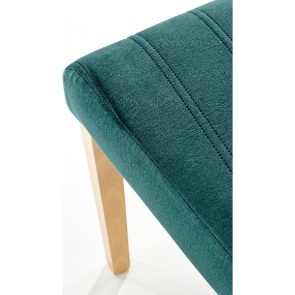 Chaise de salle à manger Heather - Velours vert Chaise de salle à manger Heather - Velours vert