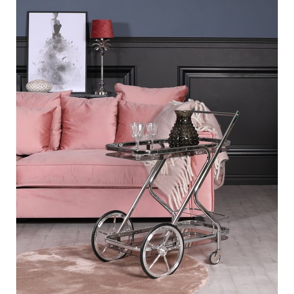 Winchester Serveringsvagn 73 x 47 cm - krom