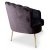 Snckan 2-sits soffa - Brun sammet / Mssing
