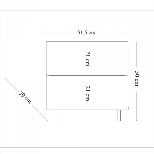 Lody sängbord - Trä Lody sängbord - Trä