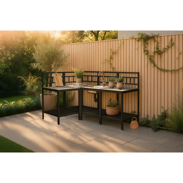 Utekk komplett svart - Alicante