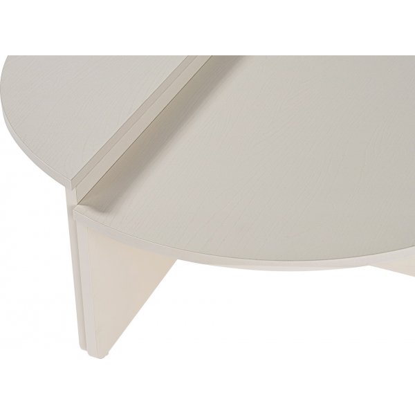 Orion soffbord 90 x 90 cm - Vitmålat trä Orion soffbord 90 x 90 cm - Vitmålat trä