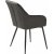 Fauteuil Boston en PU gris