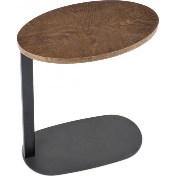 Table d\\\'appoint Delphi 48 x 26 cm - Noyer/noir Table d\\\'appoint Delphi 48 x 26 cm - Noyer/noir