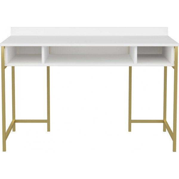 Bureau Alma 120 x 60 cm - Or/blanc