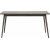 Yuma tafel in gerookt eiken - 150x90 cm