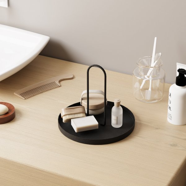 Plat décoratif Simi - Noir Plat décoratif Simi - Noir