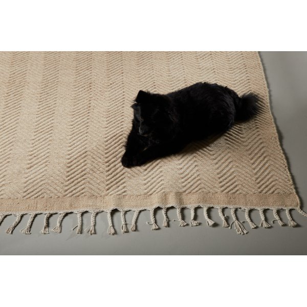Tapis Loki - Blanc/beige Tapis Loki - Blanc/beige