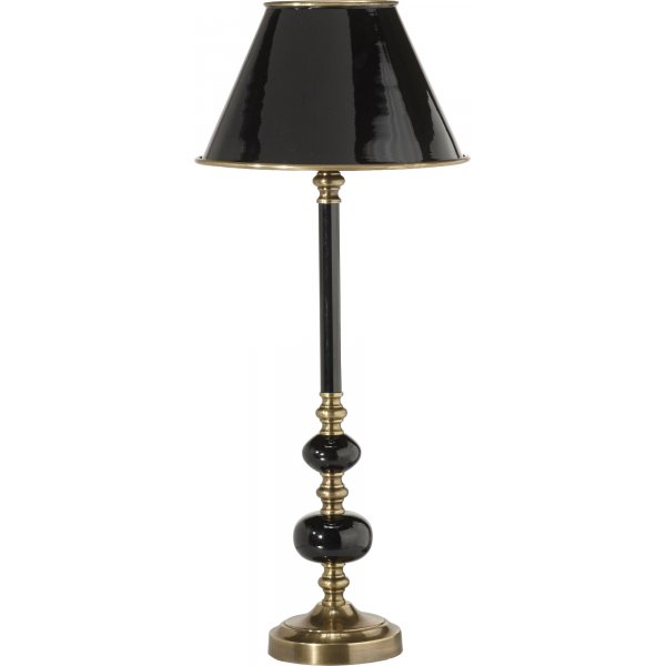 Abbey lampfot - Svart/mässing - 50 cm Abbey lampfot - Svart/mässing - 50 cm