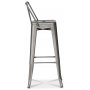 France Barstol i metall - Galvaniserad metall