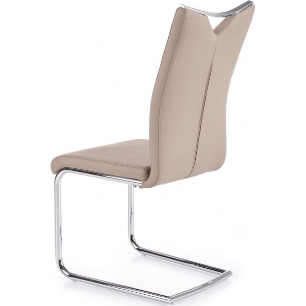 Stoel Annmarie - Cappuccino/chroom Stoel Annmarie - Cappuccino/chroom