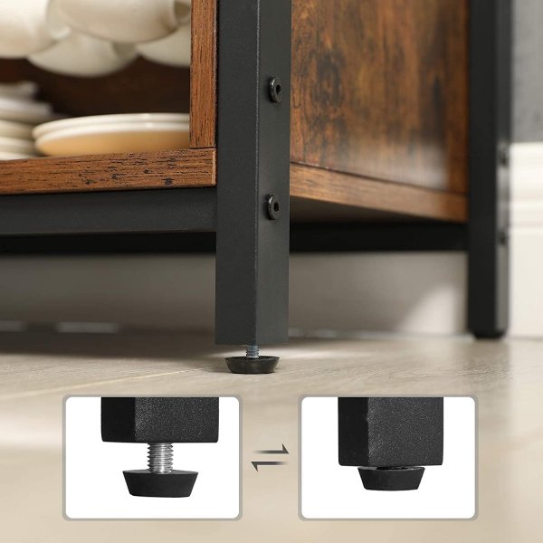 Vilgot skåp - Brun/svart Vilgot skåp - Brun/svart