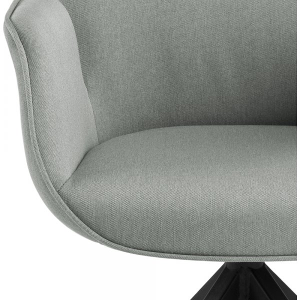 Chaise structure Aura - Gris clair/chne