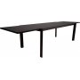 Breda matbord 200-320 cm - Svart
