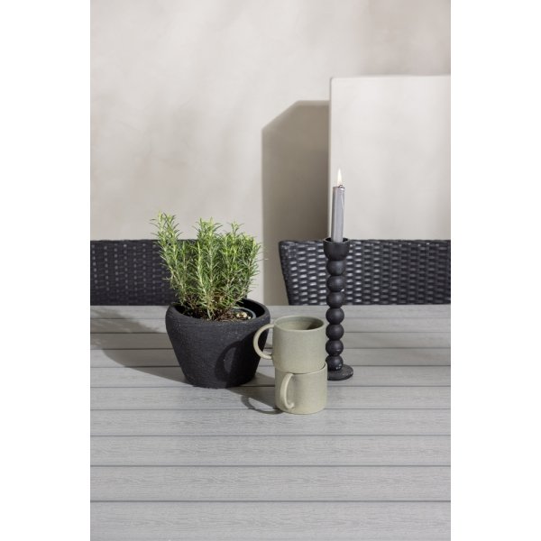 Garcia utematgrupp med 6 st Malina stolar - Svart/Gr�