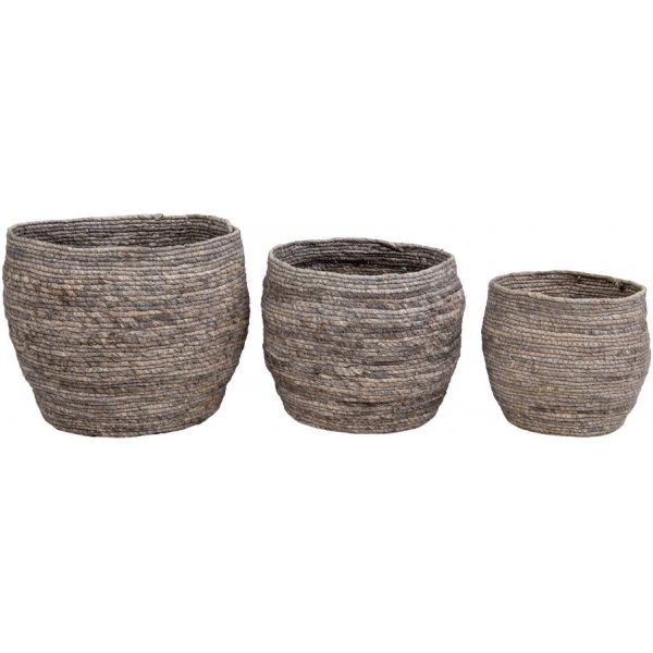 Paniers Tivoli - Gris - 3 pcs Paniers Tivoli - Gris - 3 pcs