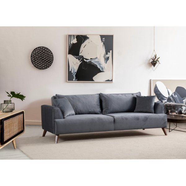 Buhara 3-sits soffa - Mörkgrå Buhara 3-sits soffa - Mörkgrå