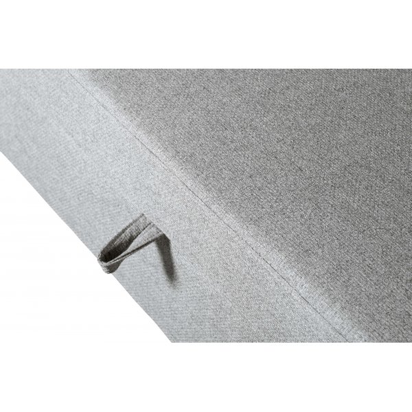 Soffa med förvaring grå 214 cm bred Soffa med förvaring grå 214 cm bred